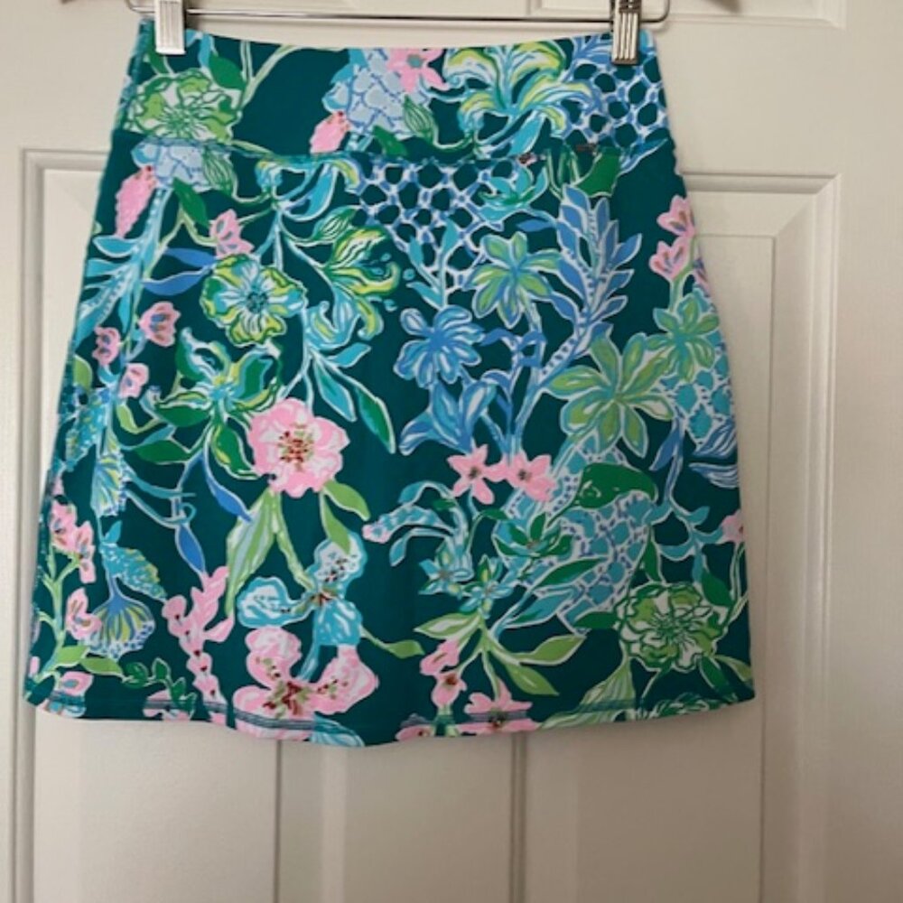 Lilly Pulitzer "Hot On The Vine" Skort UPF 50+, size XS, Brand New With Tags
